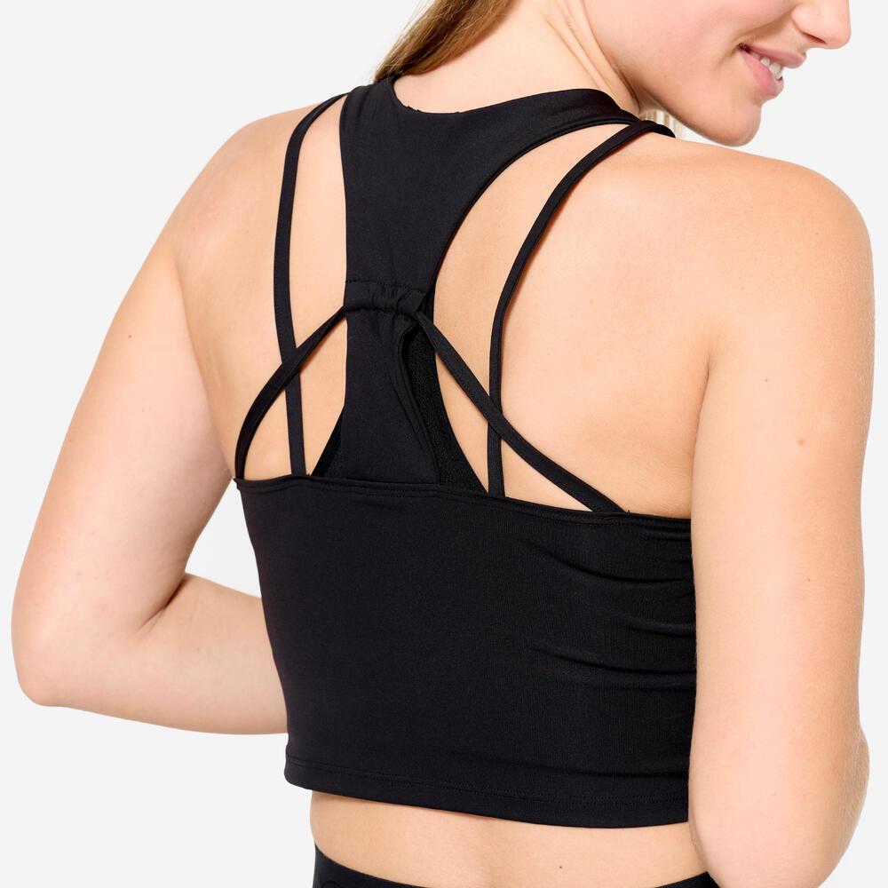 Regata Crop Top Feminino de Treino Domyos - 3