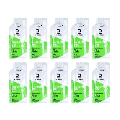 Kit 10 Unidades Energy Gel 40g Limão Decathlon