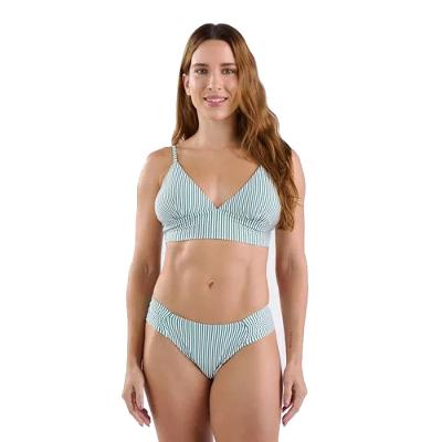 Calcinha Biquíni de Surf Franzida 100 Sangria Tribord Verde