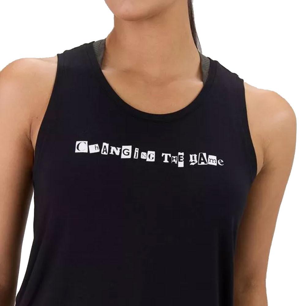 Regata Feminina de Treino Print 500 Domyos Preta - 3