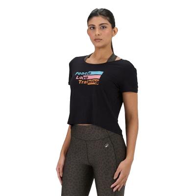 Camiseta Cropped Feminino de Treino Domyos