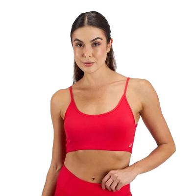 Top Feminino de Treino Slim Vermelho Domyos