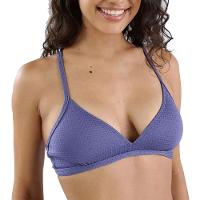 Top Biquíni Feminino Cruzado 500 Olaian Azul Tribord - 2