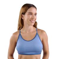 Top de Biquíni Cropped Fino 900 Tribord Azul - 1