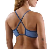 Top de Biquíni Cropped Fino 900 Tribord Azul - 5