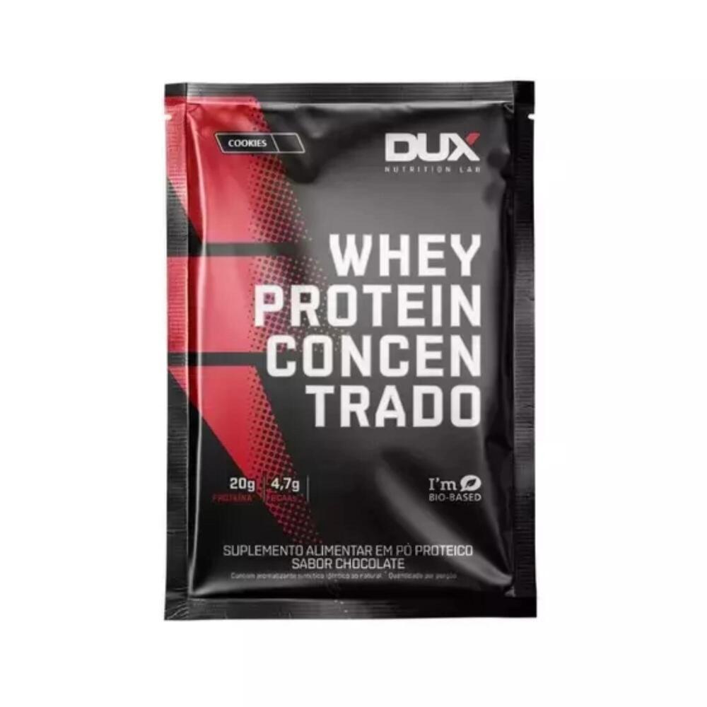 Whey Protein Concentrado Cookies Sachê 30g Dux - 1