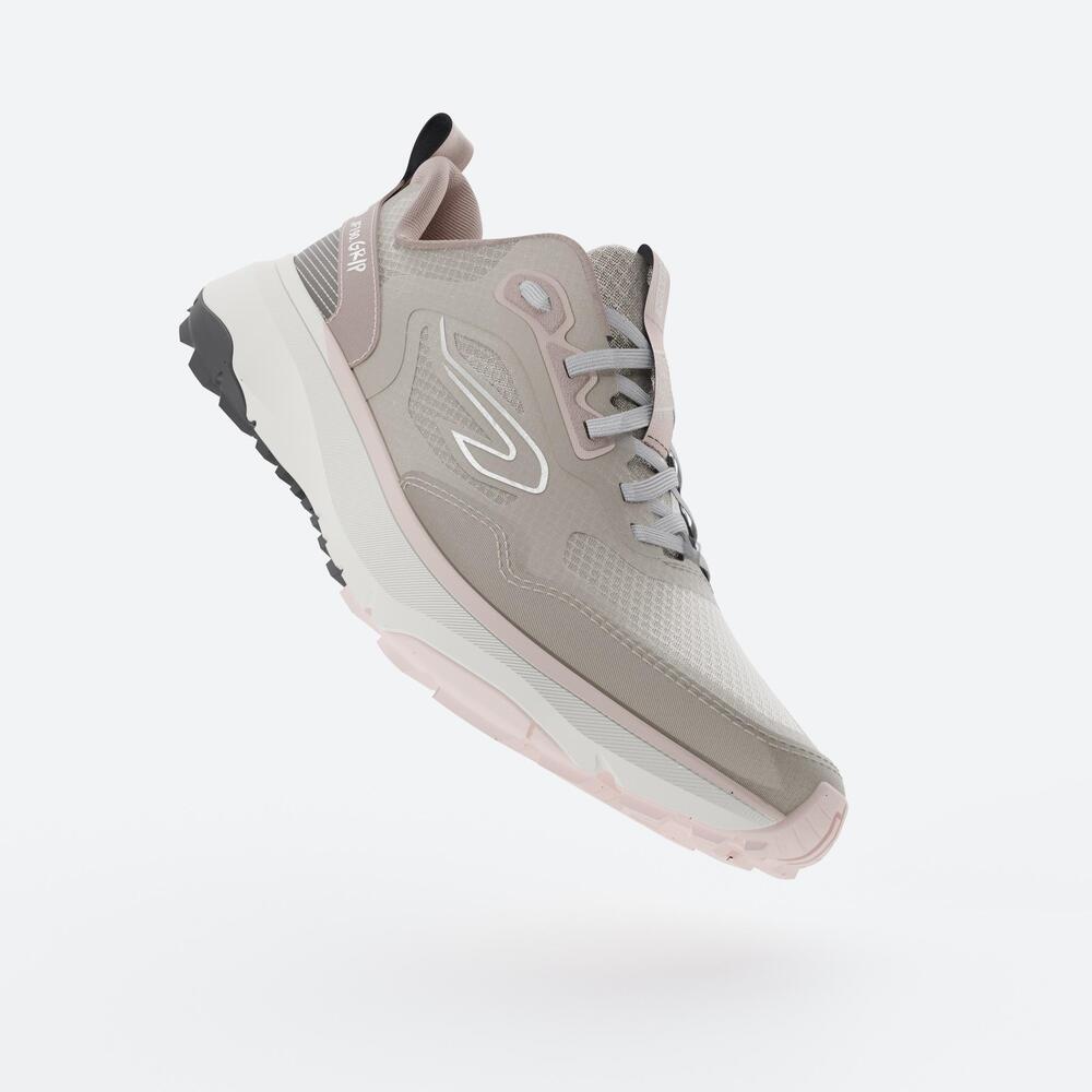 Tênis Feminino de Corrida Jf 190 Grip Kalenji Bege - 3
