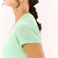 Camiseta Feminina de Treino 120 Domyos Verde - 4