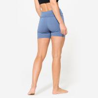 Shorts Feminino de Yoga Suave Kimjaly Azul