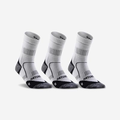 Meias Cano Alto RS 900 (3 pares) Branca Artengo
