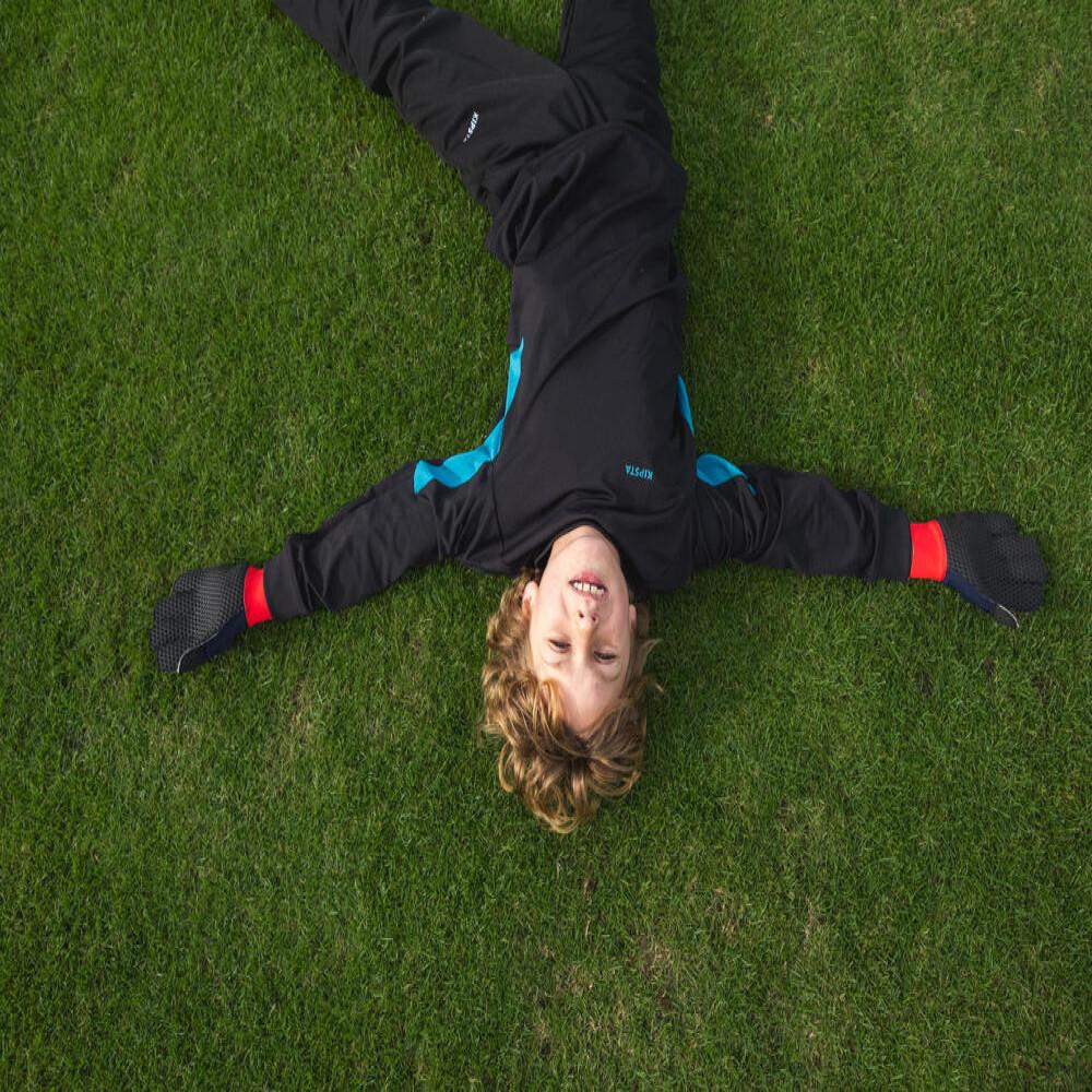 Luvas de goleiro infantil de  Futebol F100 Super Resist Kipsta - 9