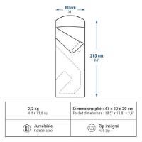 Saco-cama de Campismo Arpenaz 0 graus Quechua - 2