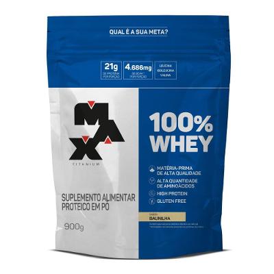 100 Whey Refil 900g Baunilha