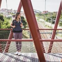 Camiseta Feminina de Trekking Travel 100 - 10