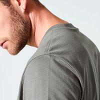 Camiseta Masculina de Ginástica e Pilates 500 Essentials - 5