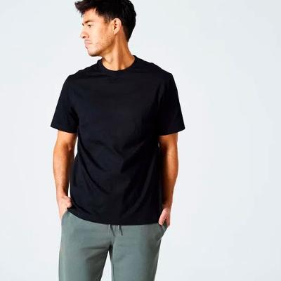 Camiseta Masculina de Ginástica e Pilates 500 Essentials