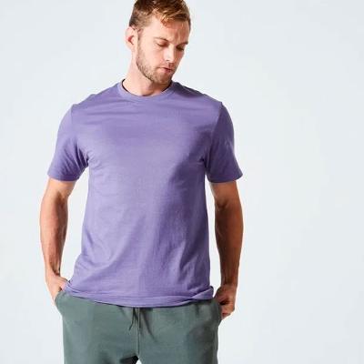 Camiseta Masculina de Ginástica e Pilates 500 Essentials