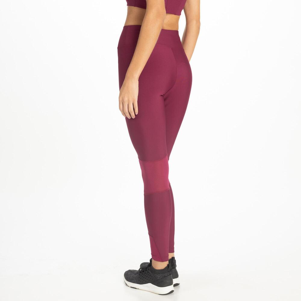 Legging Feminina de Treino 120 Domyos Bordo - 6