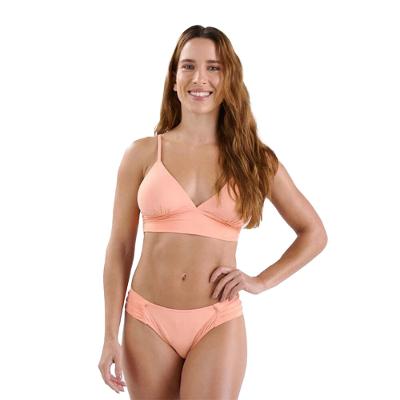 Calcinha Biquíni de Surf Franzida 100 Sangria Tribord
