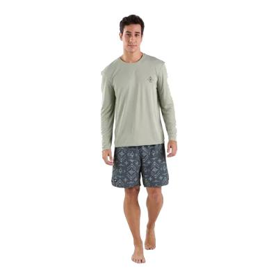 Camiseta Manga Longa Masculina com Proteção Solar de Surf Tribord