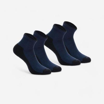 Meias de Trilha Unissex de Cano Médio 2 pares Quechua