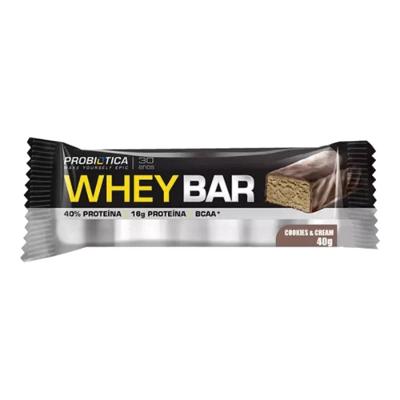 Barra de Proteina Whey Bar 40 gramas Probiótica