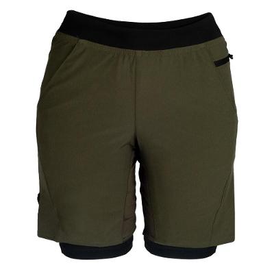 Shorts Masculino com Zíper para Treino 2 em 1 Domyos