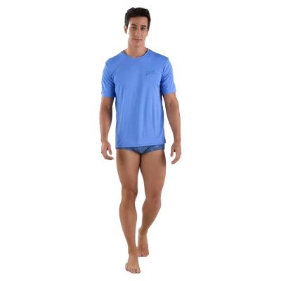 Camiseta Masculina de Surf com Proteção Solar Color Waves Tribord