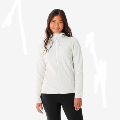 Jaqueta Feminina de Trekking Mh500 Full Zip Quechua