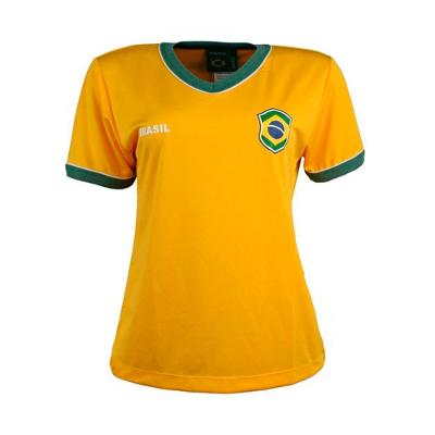 Camisa Feminina de Futebol Brasil Latino Braziline