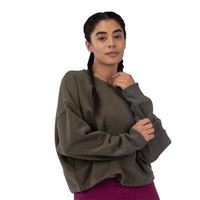 Moletom Cropped Feminino Fitness Domyos