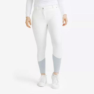 Culote Feminino de Hipismo 500 Kipwarm Fouganza