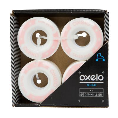 Kit 4 Rodas 54mm para Patins Quad Oxelo