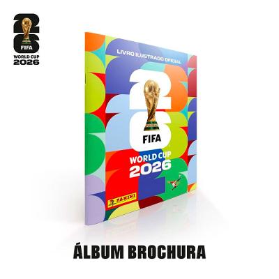 Kit Álbum Copa do Mundo 2026 Oficial + 70 Figurinhas Panini