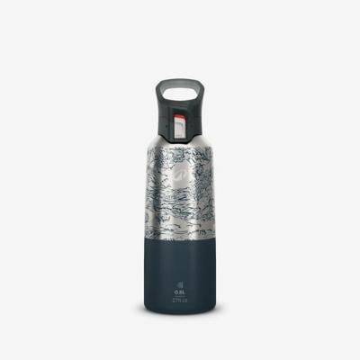 Garrafa Térmica de Inox para Trilha 900 800ml Quechua Azul Marinho