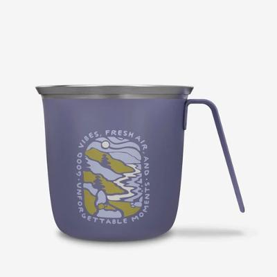 Caneca para Camping em Aço Inoxidável 0.3L 500 Quechua