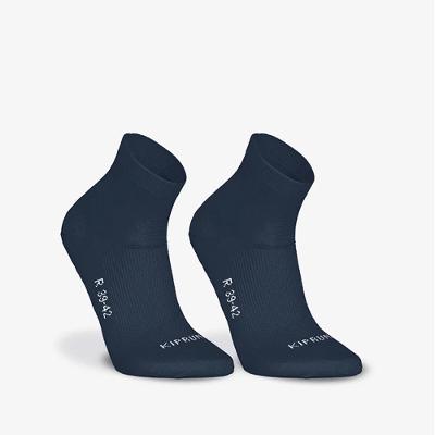 Kit 2 Pares de Meias Adultas para Corrida Cano Médio RUN500 Kiprun