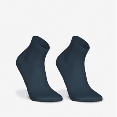 Meia Adulta de Corrida Fina Cano Médio Run500 Kiprun Azul