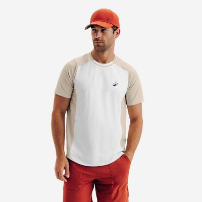 Camiseta Masculina de Tênis Dry Kuikma Bege
