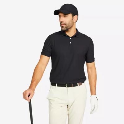 Camisa Polo de Golf Masculino Inesis WW500 Preta Inesis