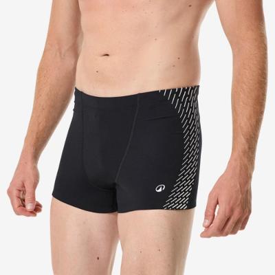 Sunga Boxer Masculina de Natação Fiti 500 Estampado Preto