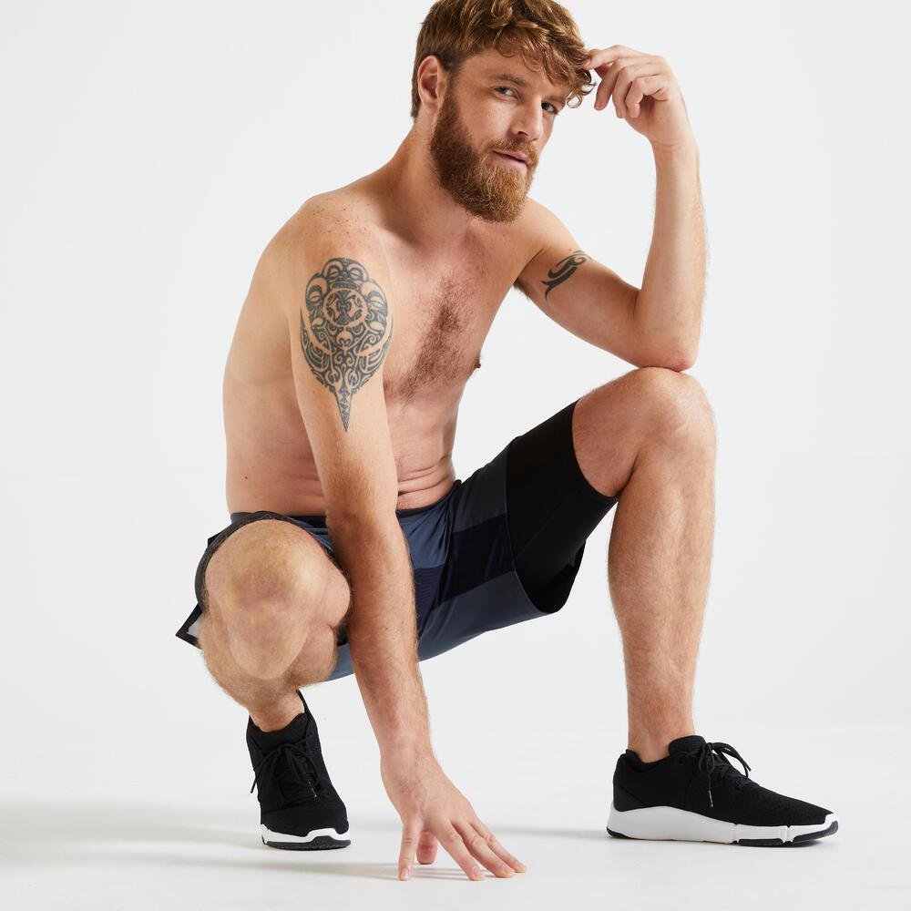 Shorts 2 em 1 Masculino Fitness 500 Domyos - 5