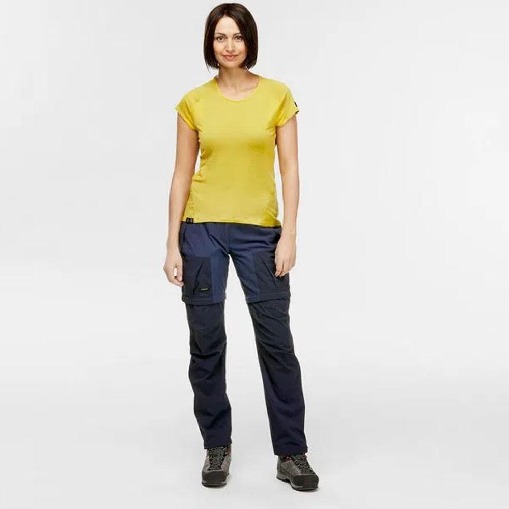 Calça Feminina Moduláveis 2- em -1 de Trekking MT500 Azul - 6