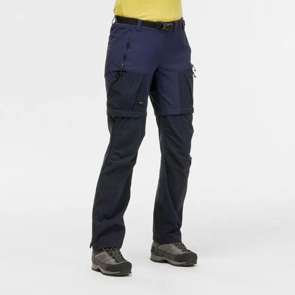 Calça Feminina Moduláveis 2- em -1 de Trekking MT500 Azul - 7