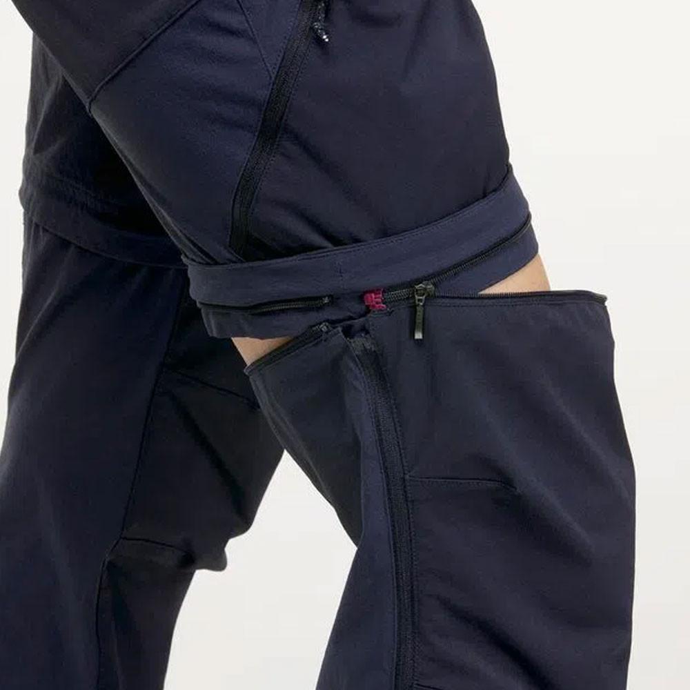 Calça Feminina Moduláveis 2- em -1 de Trekking MT500 Azul - 8