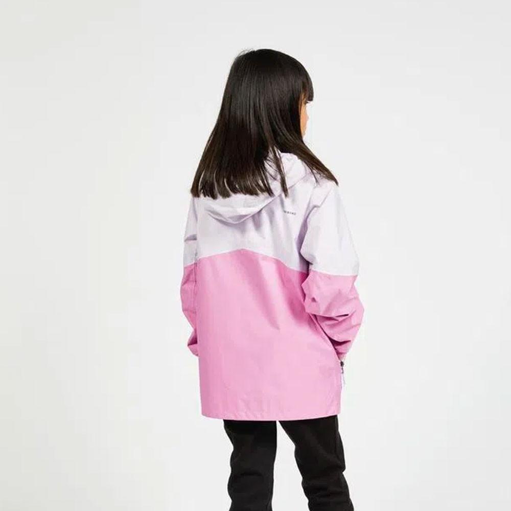 Jaqueta Impermeável de Barco 100 Infantil Rosa Tribord - 7
