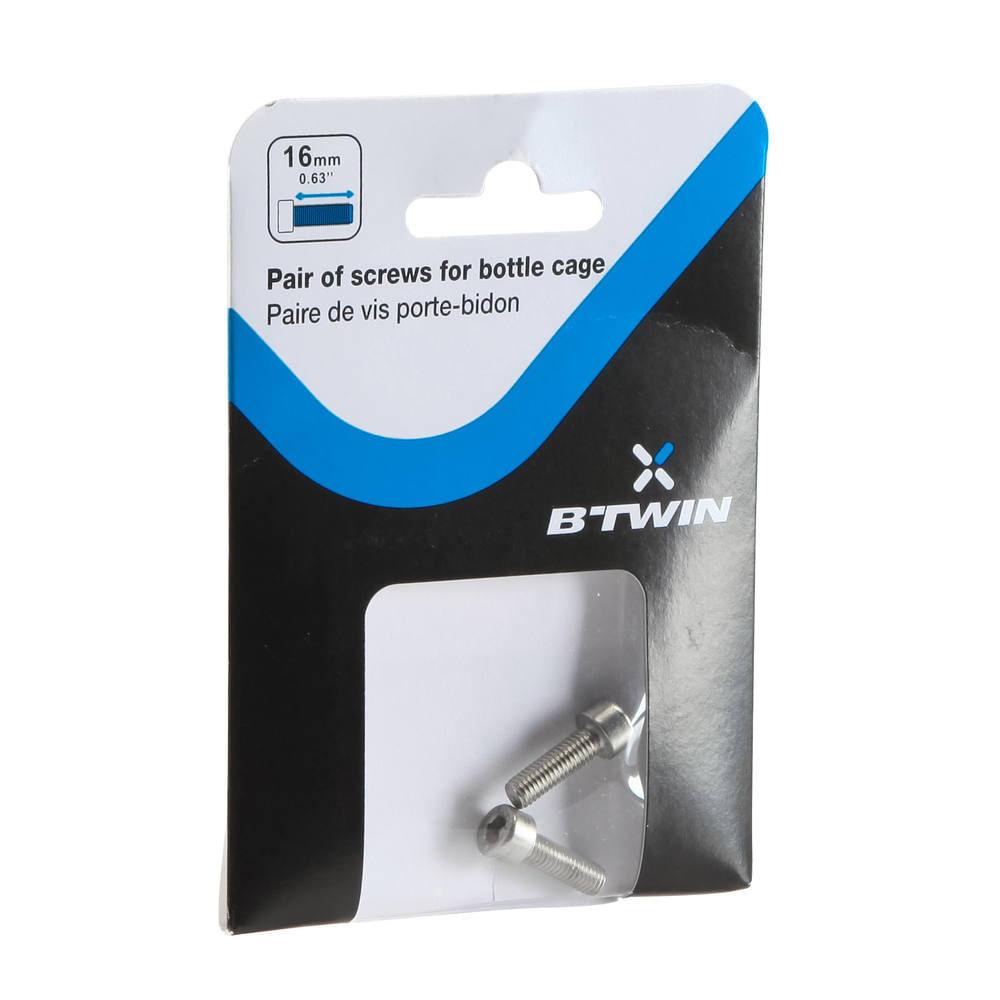 Par de Parafusos para Suporte de Garrafas 16MM Btwin - 7