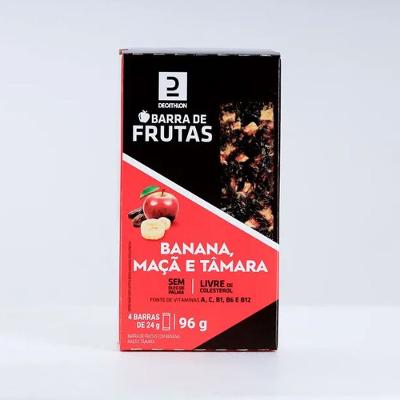 Barra de Cereal Sabor Banana e Maçã Pack 4 Unidades Decathlon