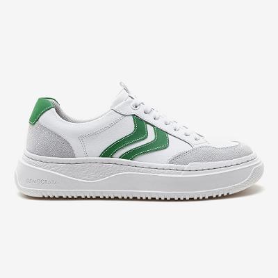 Tênis Feminino Block Branco/Verde
