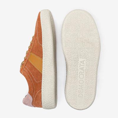 Tênis Feminino Bora Marrom/Amarelo